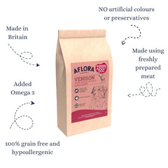 Aflora Venison & Salmon Grain Free Dog Food