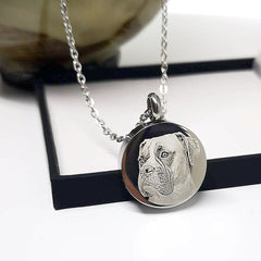 Cremation Ashes Pendant – Stainless Steel Urn Necklace With Photo Engraving