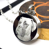 Cremation Ashes Pendant – Stainless Steel Urn Necklace With Photo Engraving