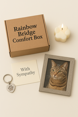 Rainbow Bridge Comfort Box - (With Sympathy Pet Loss)